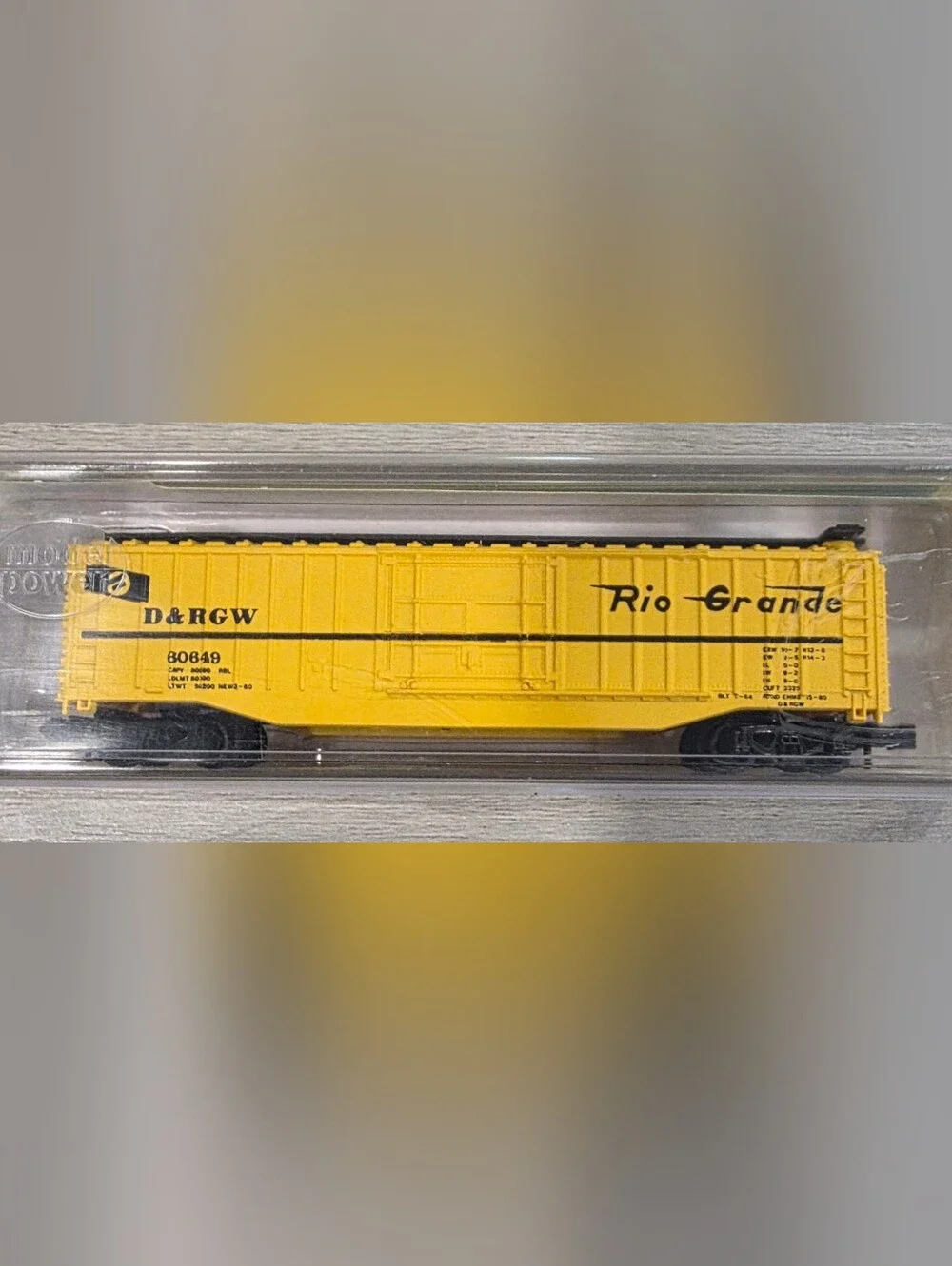 Model Power N Scale Rio Grande 50' Boxcar